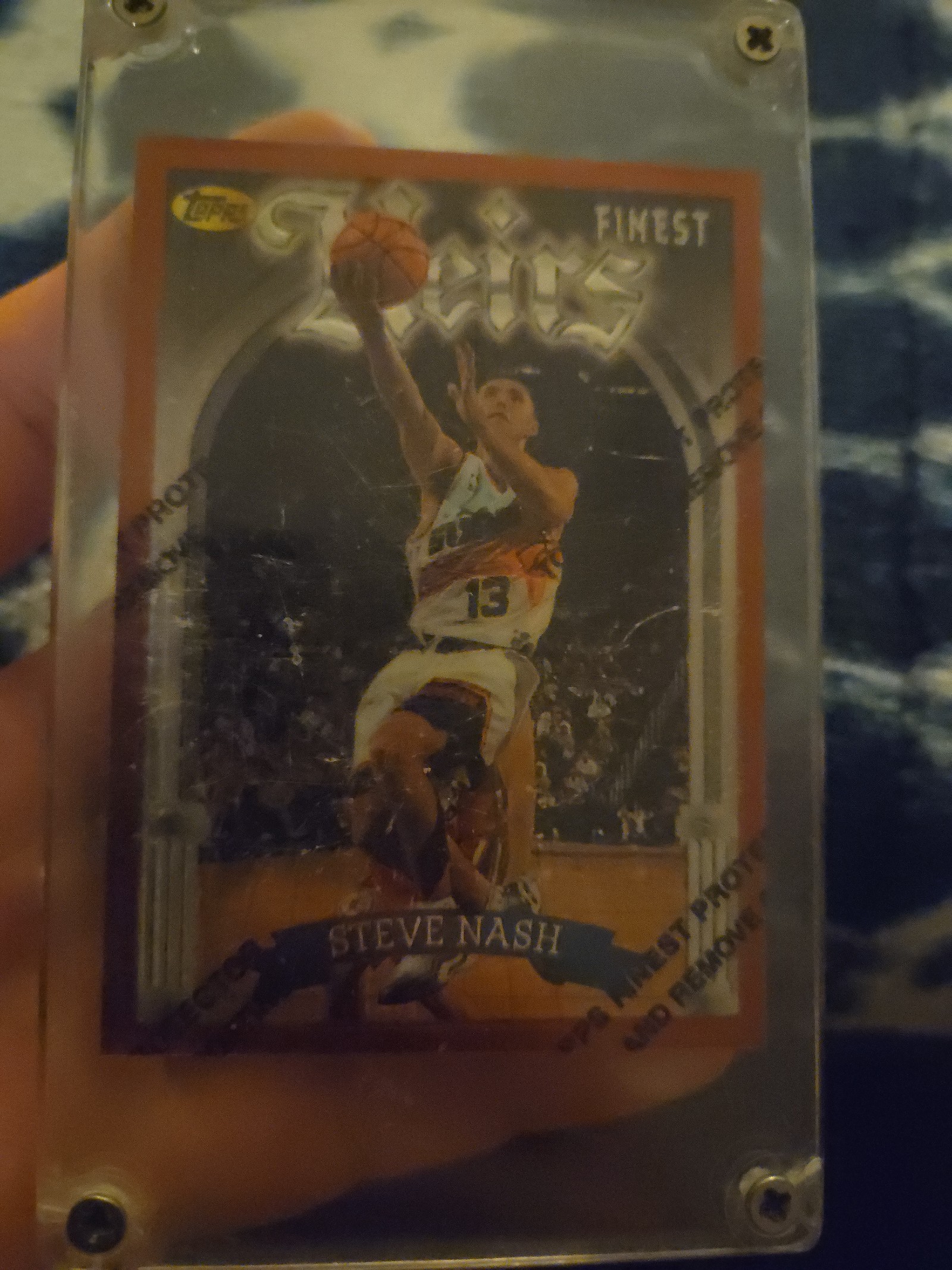 Steve Nash Rookie Card 1997/97 Topps Finest Heirs Basketball Phoenix