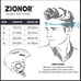 ZIONOR Lagopus H1 Ski/Snow Helmet