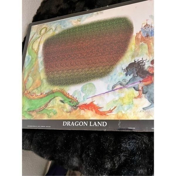Vintage New &Sealed 1993 dragonland 3-D Stereograms Print World Pictures