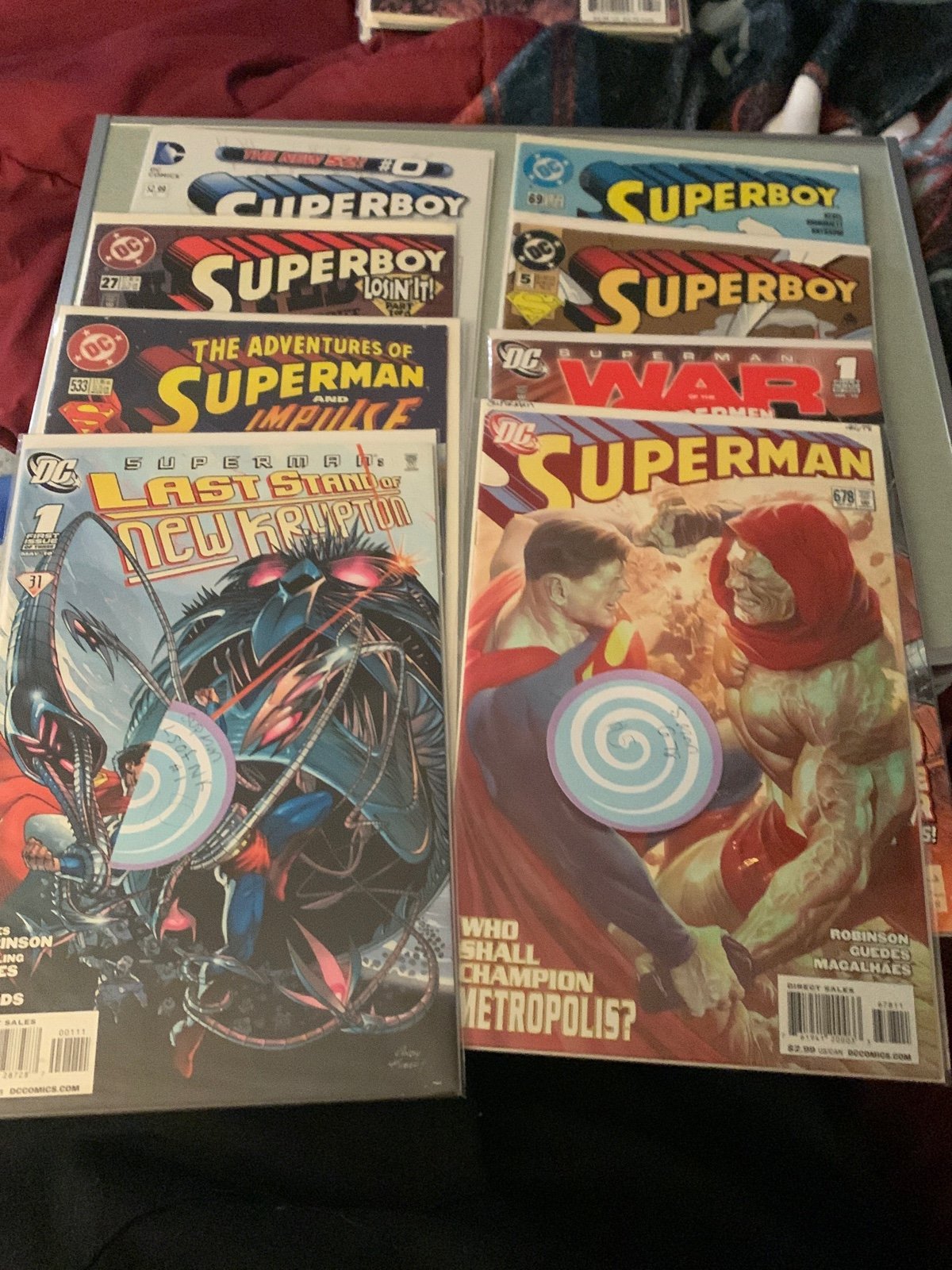 8 Superboy/ Superman comics