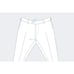 Chicos Linen Blend Palms Rolled Hem Crops Pant Women 10 NWT Pocket Elastic waist