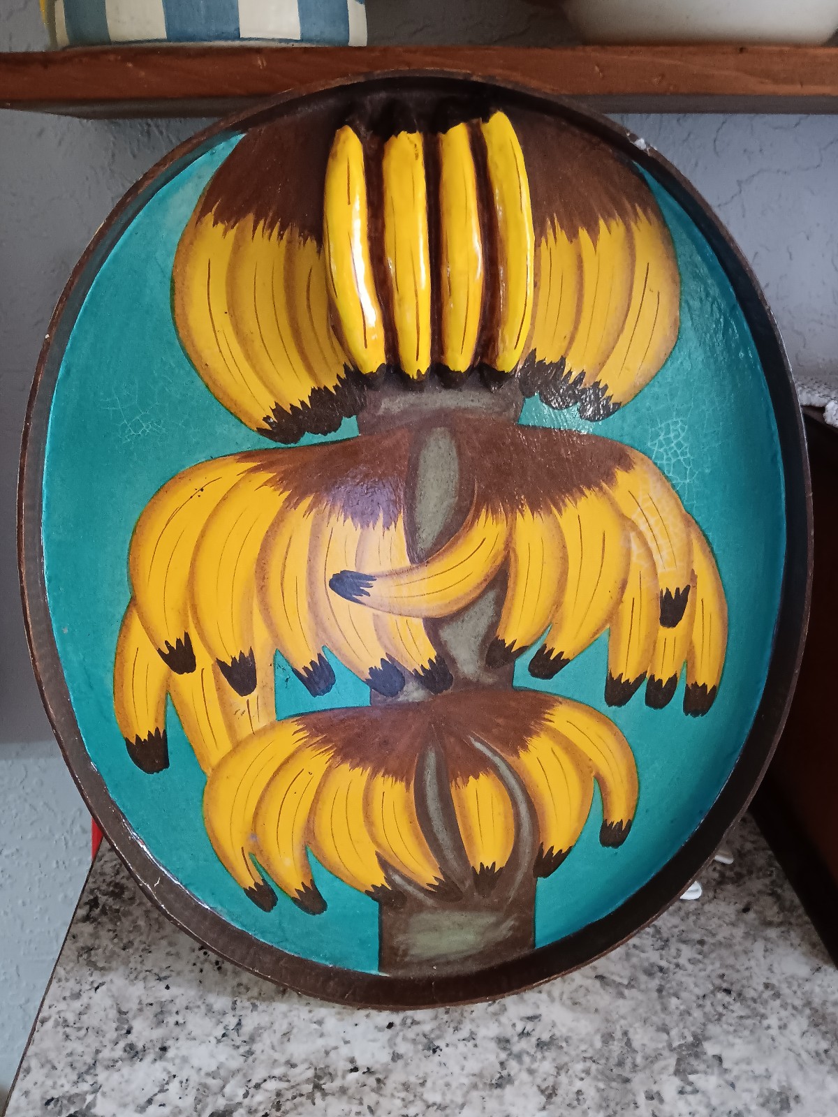 Mid Century Tromp l'Oeil Banana Tray