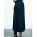 NWT Zara ZW the denim skirt ink blue