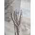 Michael Aram Vintage Tree Bark Ice Bucket With Claw Tongs