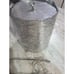 Michael Aram Vintage Tree Bark Ice Bucket With Claw Tongs