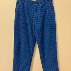 ERL Pants Corduroy Poker's All-Over Print Blue