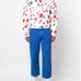 ERL Pants Corduroy Poker's All-Over Print Blue