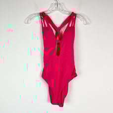 Becca NWOT Code Code Skylar Plunge One Piece Swimsuit Pink Size S