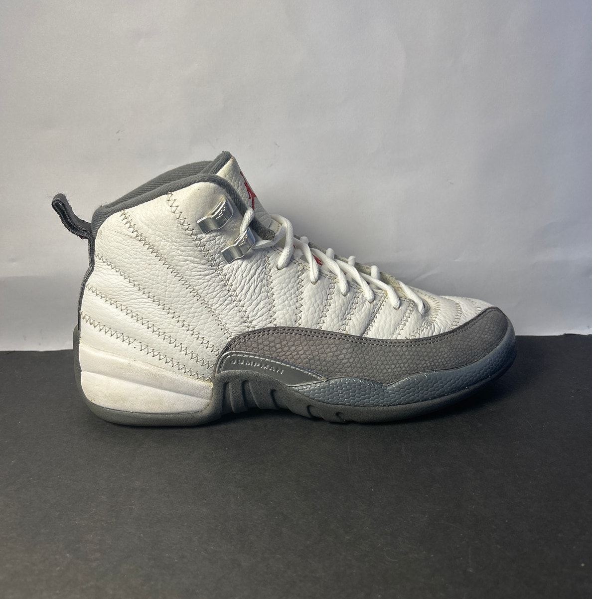 Youth Nike Air Jordan 12 Retro BG 'Dark Grey' Size 7Y