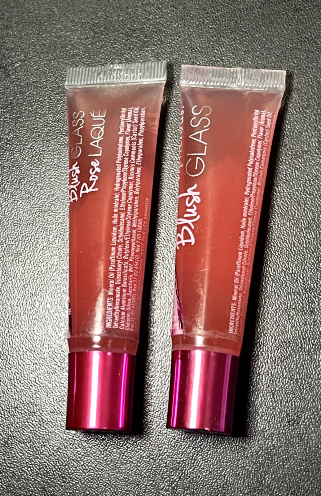 2 Bath & Body Works Liplicious Blush Glass Rose Laque Glossy Stain .47oz DETAILS