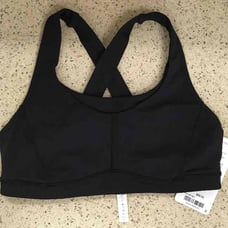 New Lululemon Blk Fast Times Bra 10