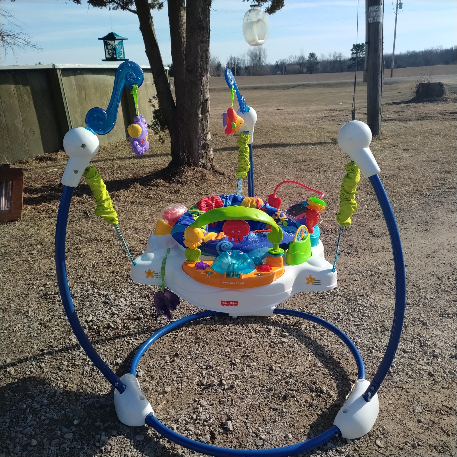Vintage Fisher Price Ocean Wonders Baby Jumper Jumperoo Activity Center