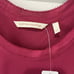 Soft Surroundings Kara Dress Large Berry Pink Maxi Viscose Tiered Boho NWT