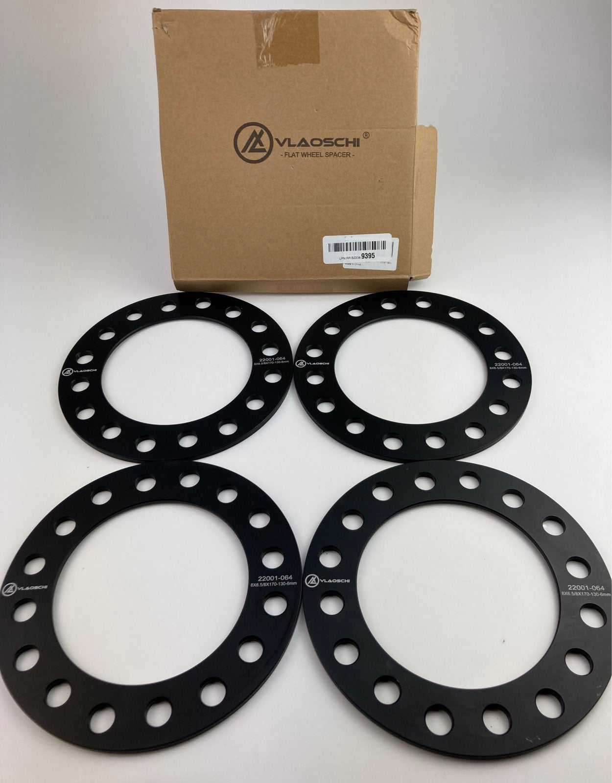 Vlaoschi Flat Wheel Spacers New 4 pieces