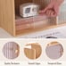 Bamboo Desktop Organizer, Large Desktop Bookshelf, Desktop Makeup Storage Shelf