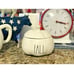 Rae Dunn pumpkin canister white fall