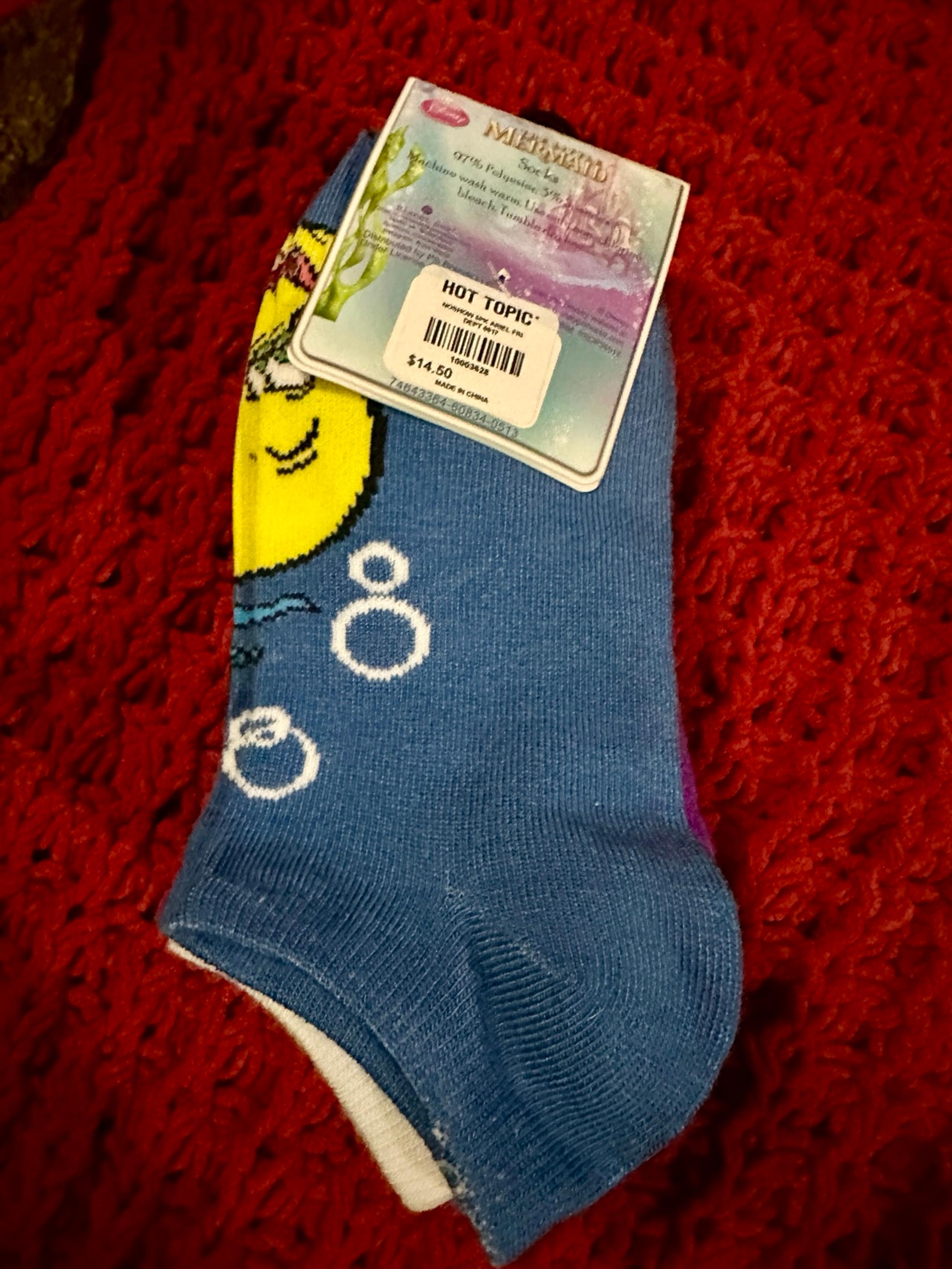Hot Topic Disney Little Mermaid Socks