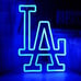 Los Angeles LA Dodgers LED Light Neon Sign Wall Decor Man Cave Sports Baseball