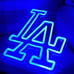 Los Angeles LA Dodgers LED Light Neon Sign Wall Decor Man Cave Sports Baseball