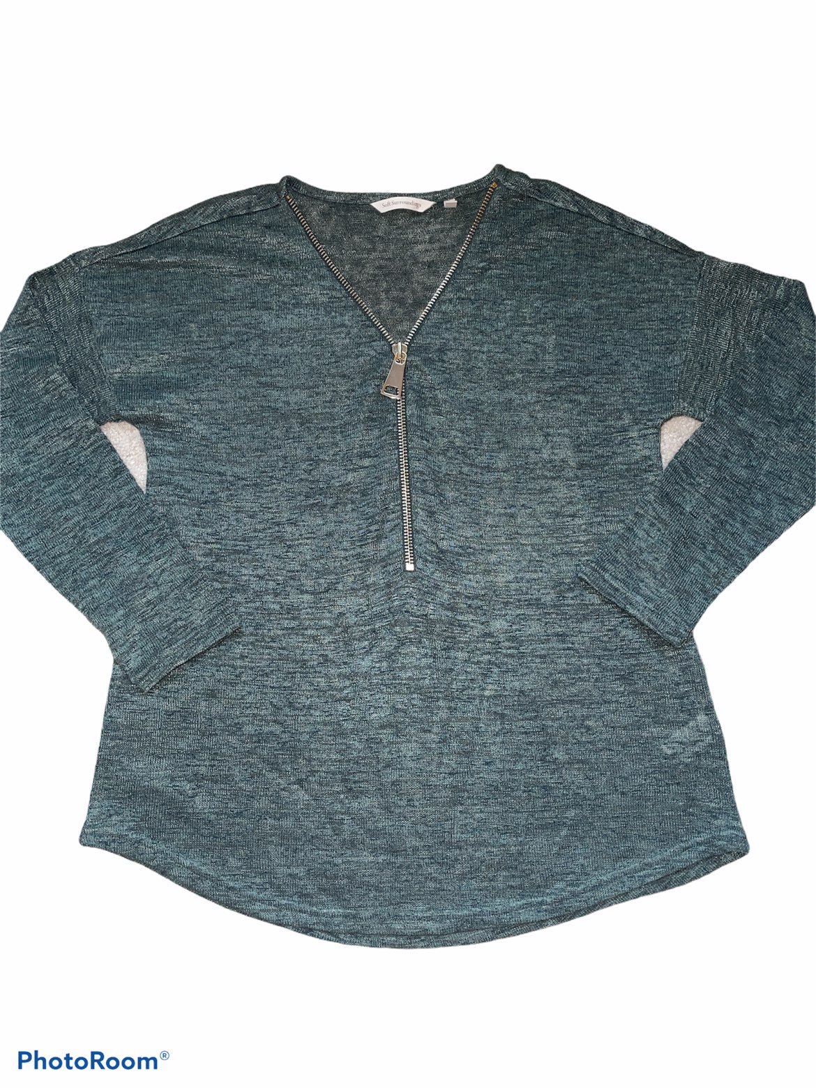 Soft Surroundings Valentina Zip Up Sweat