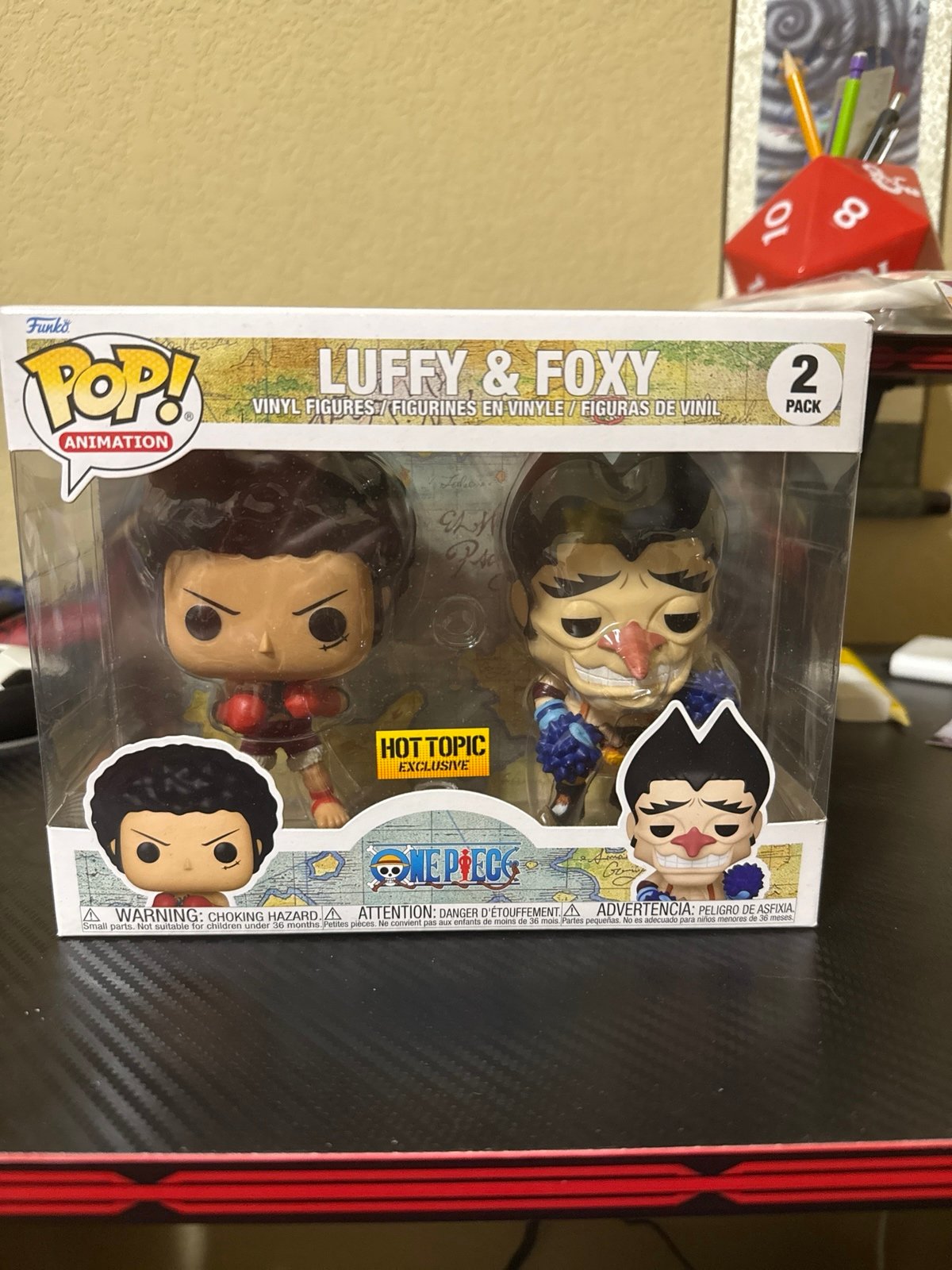 Funko Pop Luffy & Foxy