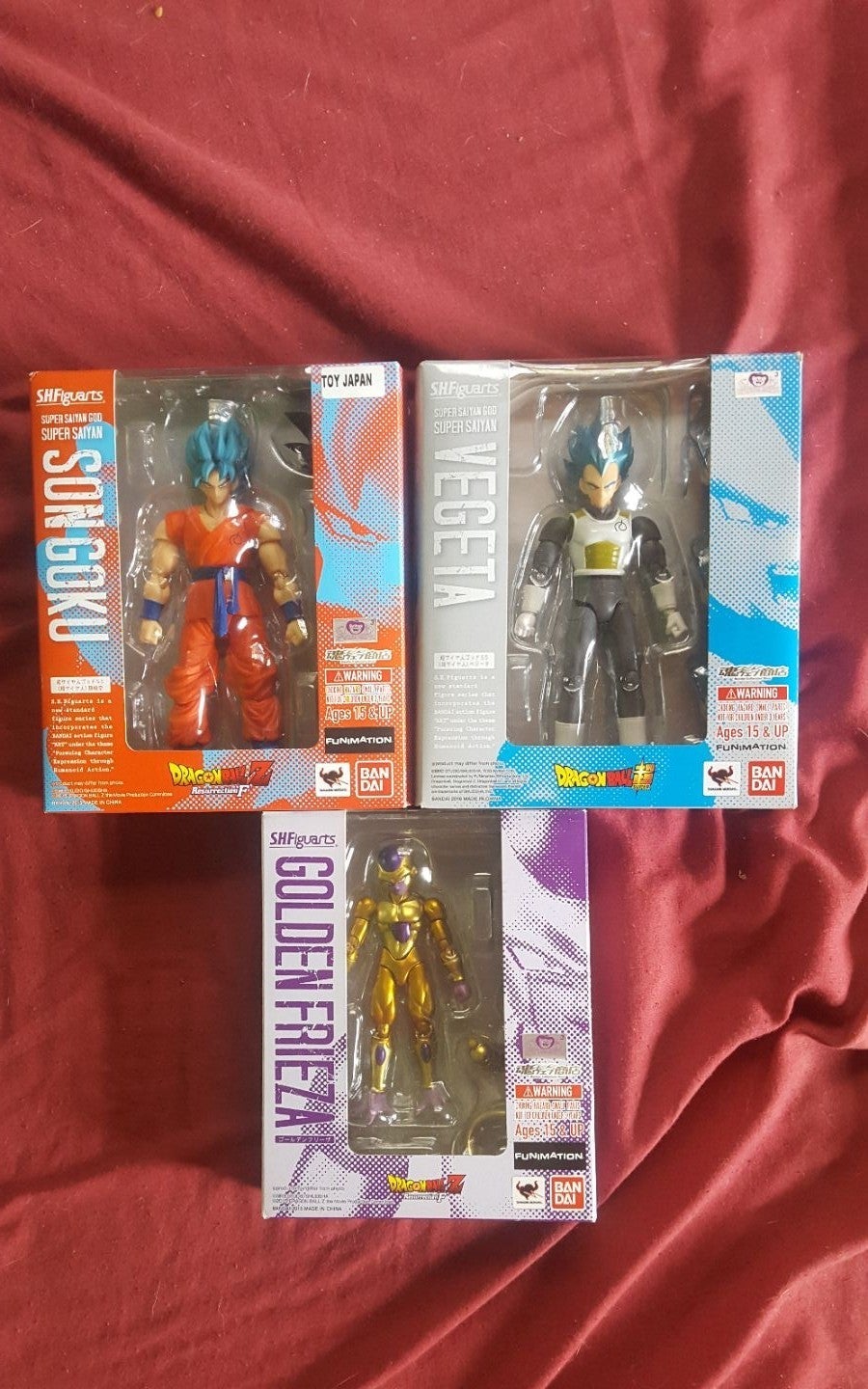 SH Figuarts RF Goku/Vegeta/Frieza