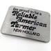Proud American Farmer Belt Buckle New Holland Vintage Tractor 1982 Farming Colle