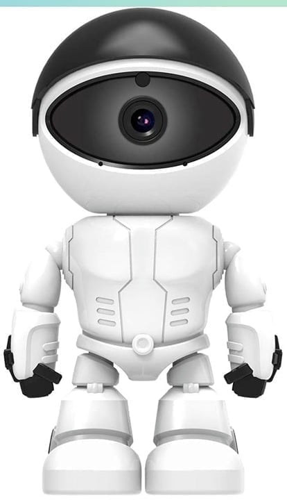 NEW HD 1080P Robot Surveillance Camera Wireless WiFi Home Nanny Cam Night Vision