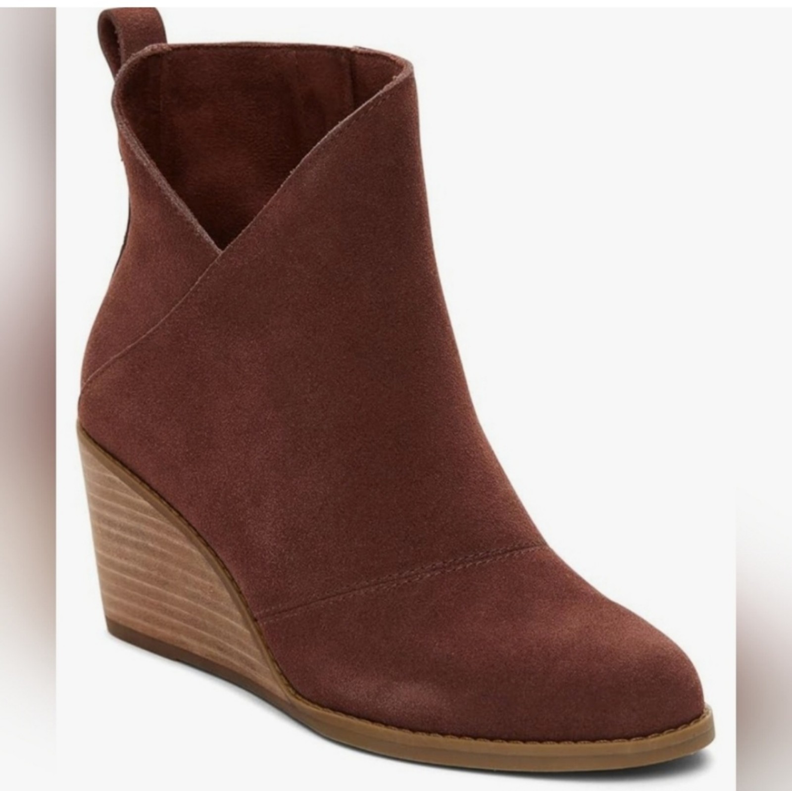 Toms Wedge Booties New Size 9 High Quality Brand