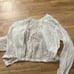 Vintage edwardian lace edgaed blouse