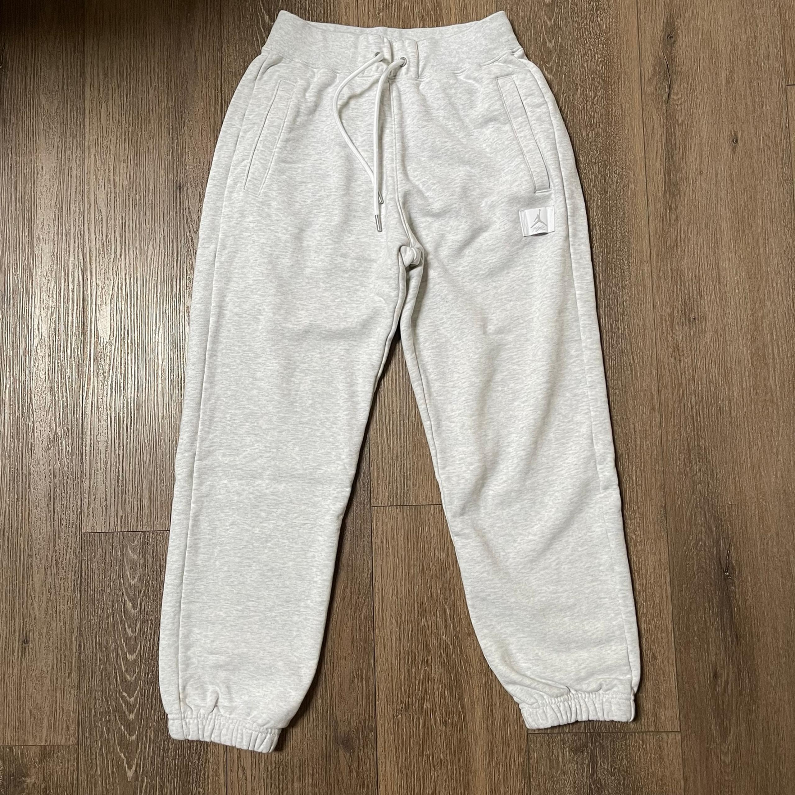 Nike Jordan Flight Fleece Jogger Sweatpants Light Grey Men’s XS