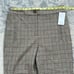 NWT Veronica Beard Arte Pants Flared Cropped Trouser Plaid Academia Sz 8