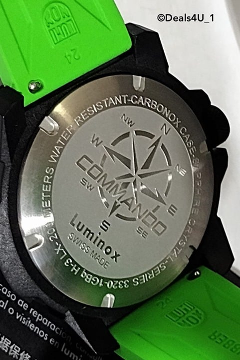 Luminox Commando Raider Military Watch, 3320 Series, Green