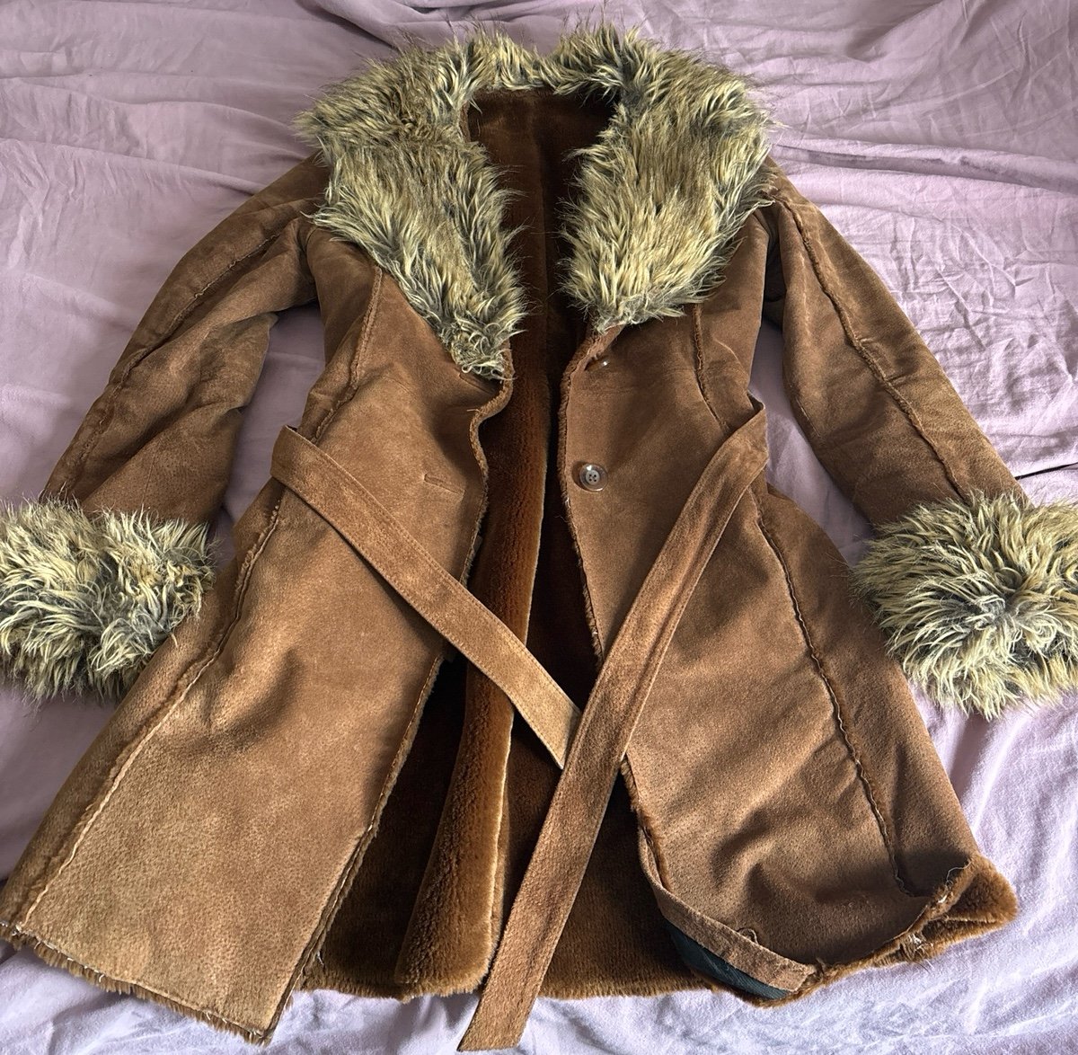 Y2K fur coat