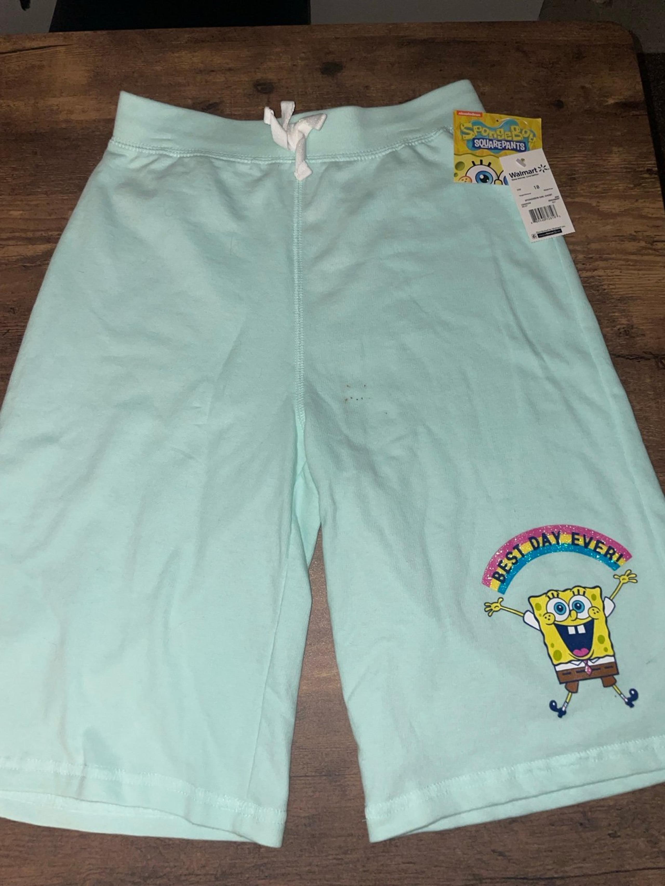 SpongeBob SquarePants girls size 18 pajama shorts women’s small