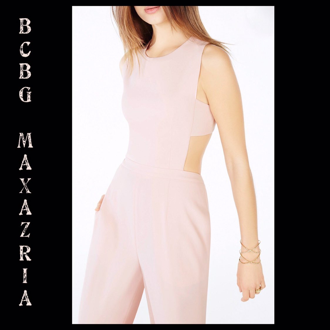 BCBGMaxAzria Rossana Cutout Jumpsuit 6