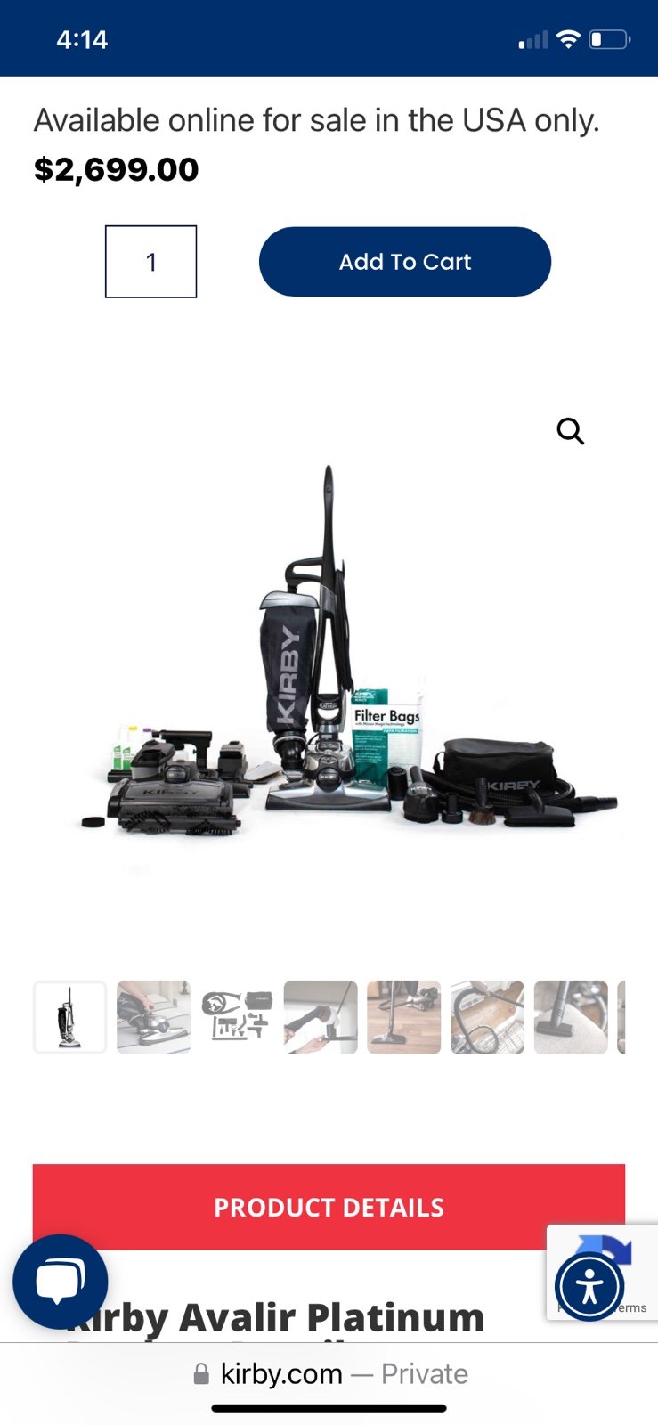 Kirby home care system