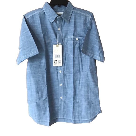 Mountain Khakis Men's Mountain Chambray Short Sleeve Shirt Size S