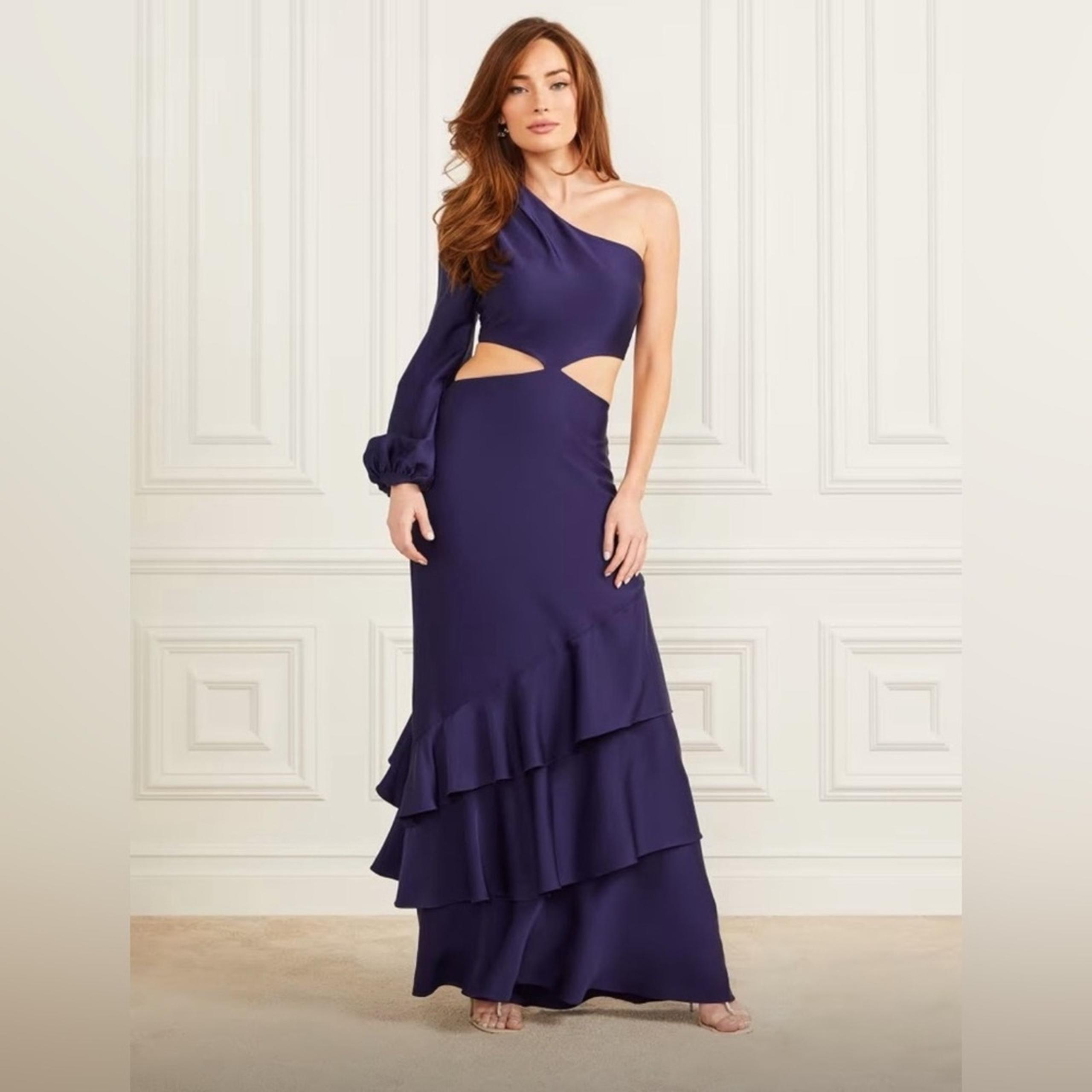 GUESS BY MARCIANO Jaime Cutout Dress Purple Size 6 NWT*