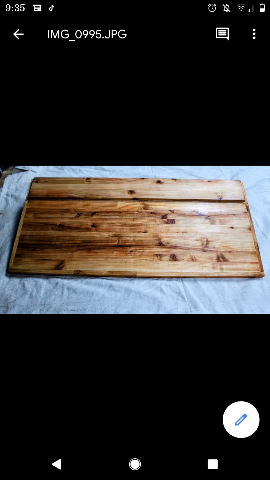 Large cutting board