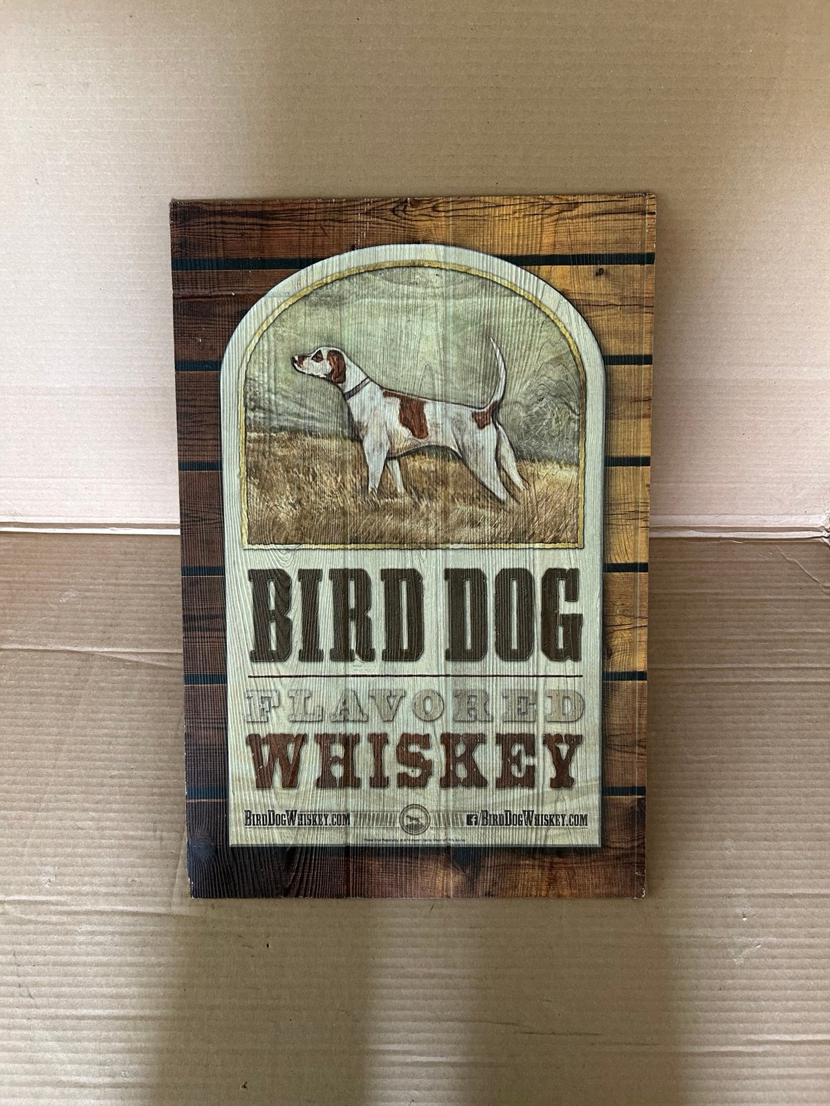 Vintage Bird Dog Whiskey Sign