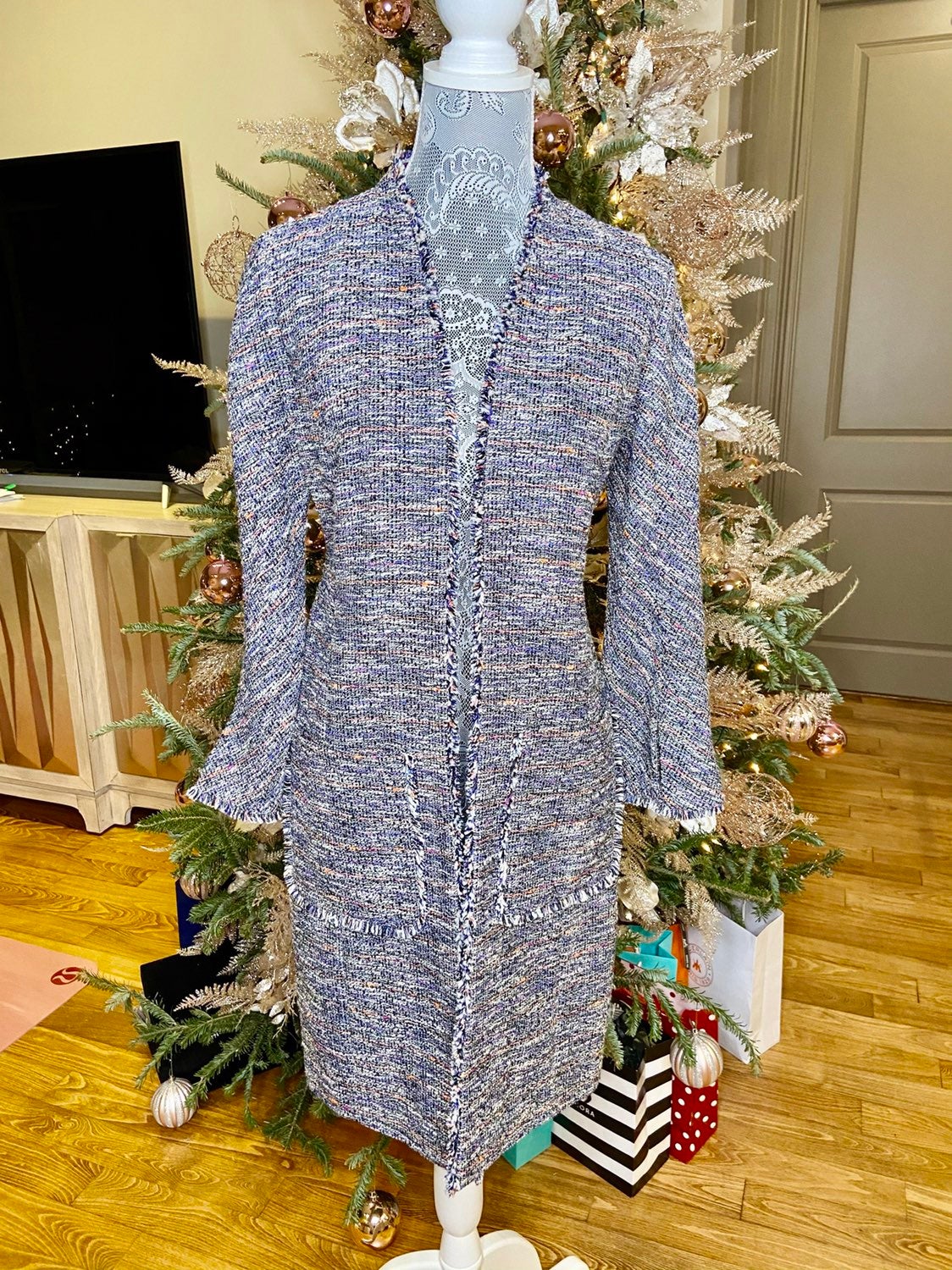 [SOLD] Emerson Rose Tweed Long Jacket