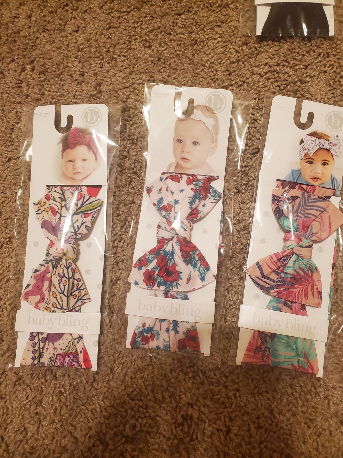Baby bling bows