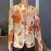 Men’s Floral Suit Jacket Blazer Prom Party Wedding Slim Fit Size 36 NWT