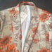 Men’s Floral Suit Jacket Blazer Prom Party Wedding Slim Fit Size 36 NWT
