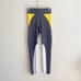 HEROINE SPORT Riding Pants Yellow Leggings Colorblock Mesh Details Small