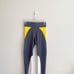 HEROINE SPORT Riding Pants Yellow Leggings Colorblock Mesh Details Small