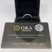 Moissanite Diamond Wedding Band Anniversary Ring GRA Certified Size 5