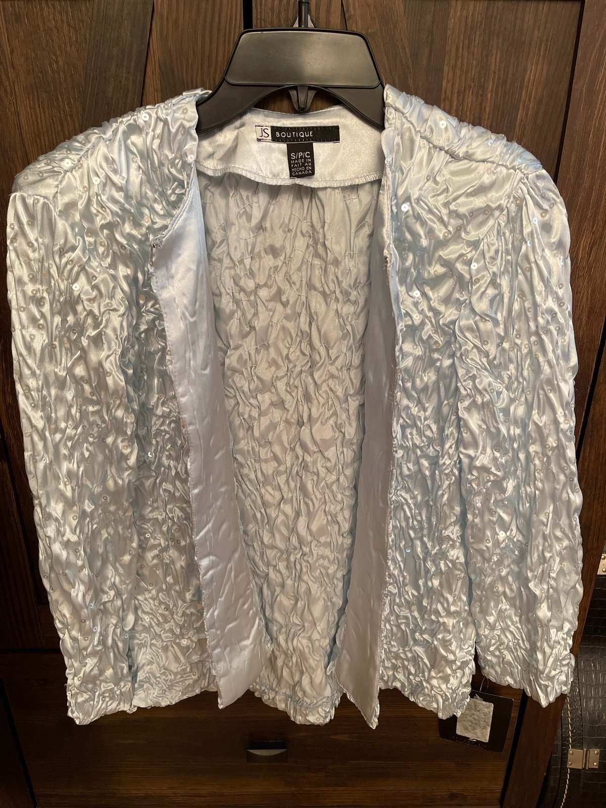 NWT Blue Sequin Blazer