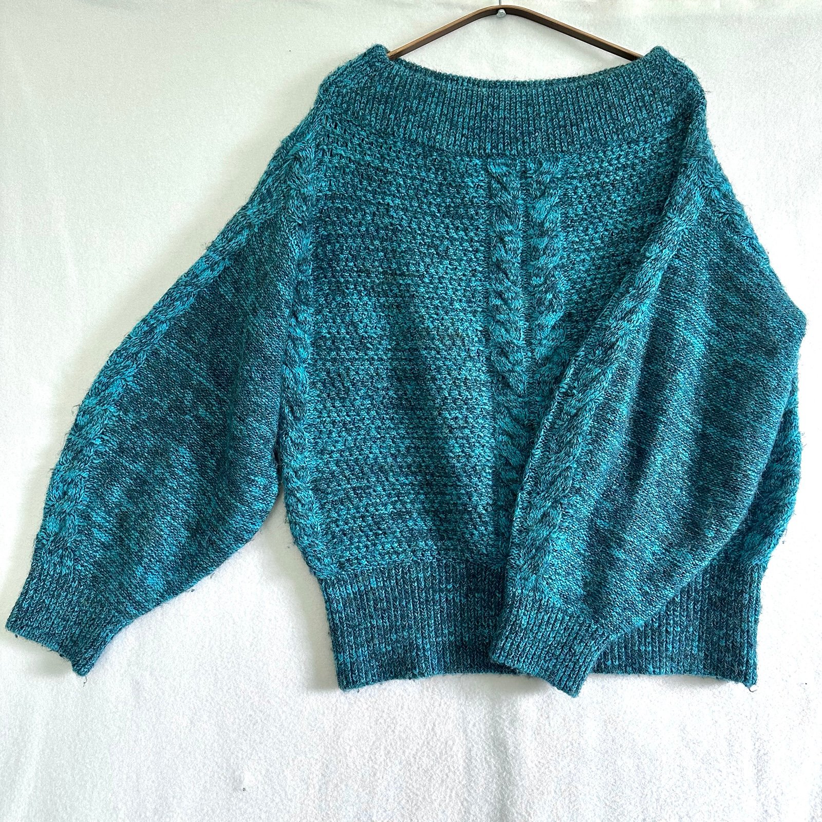 Sleeping on Snow Anthropologie Sweater Blue Wool Alpaca Blend Size S
